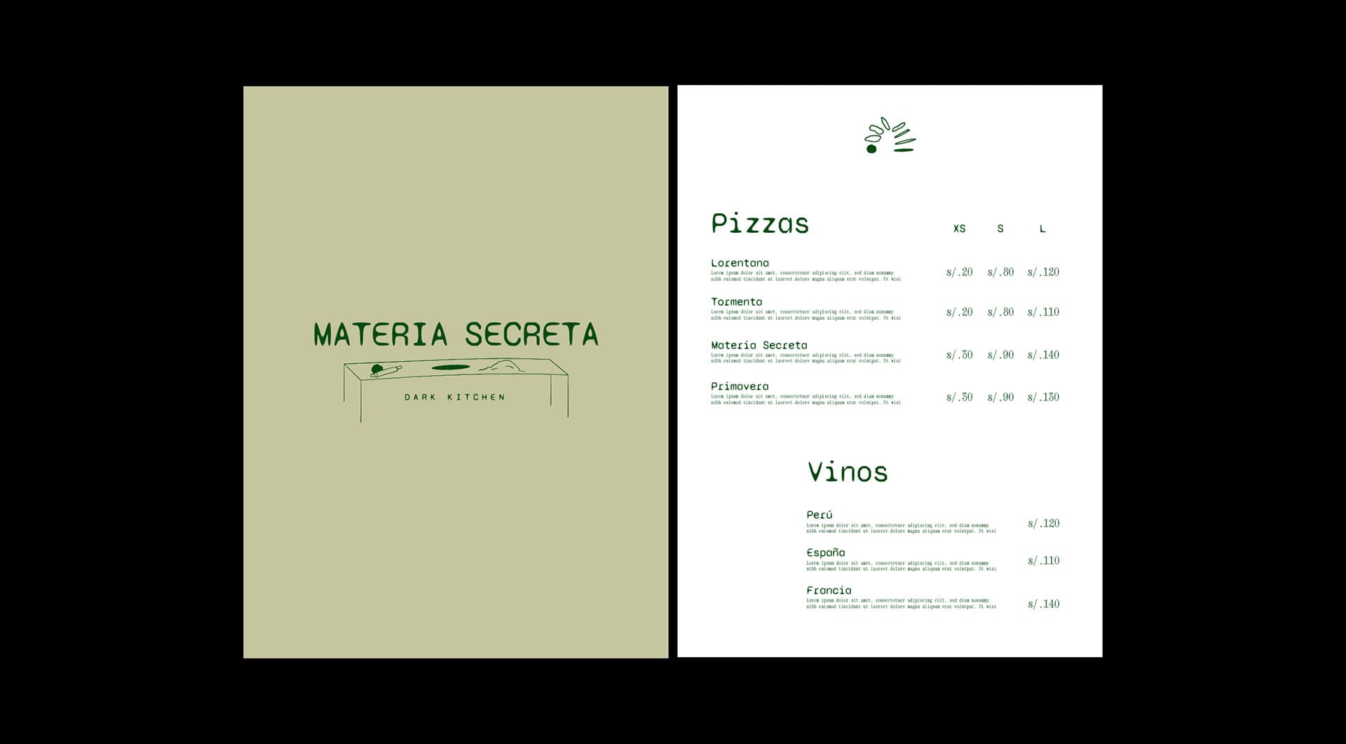 Carta Materia Secreta